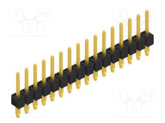 Connector: pin strips; pin header; male; PIN: 16; 2.54mm; THT; 1x16