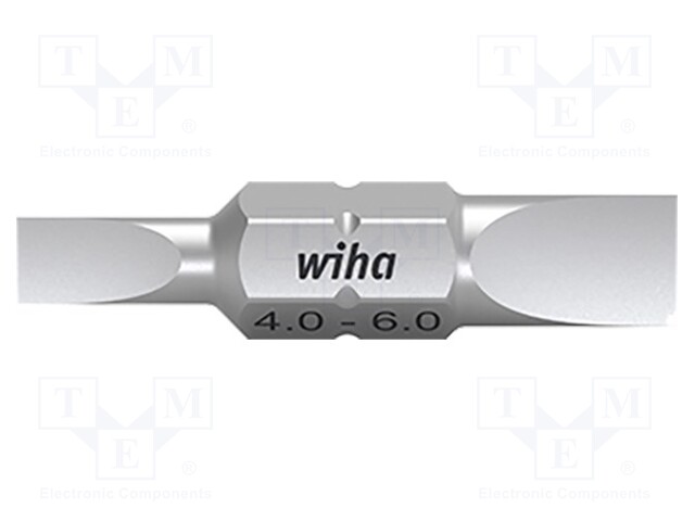 Screwdriver bit; slot; SL 4mm,SL 6mm; 10pcs; double