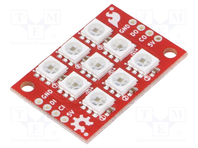 Module: LED controller; 5VDC; APA102C; 34.7x23.3x3.2mm