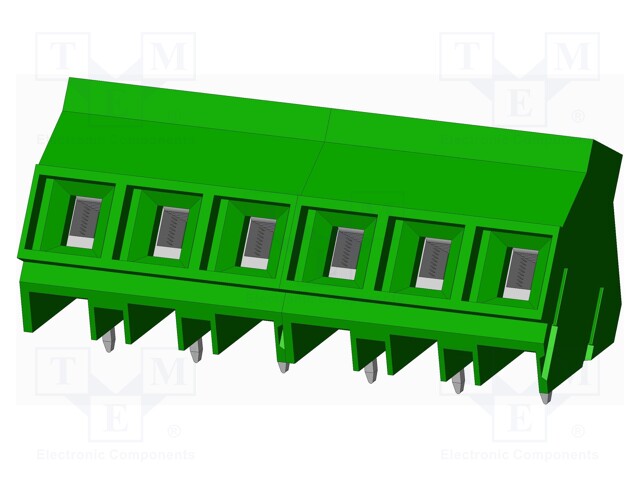 Connector: PCB terminal block; terminal; Plating: tinned; on PCBs