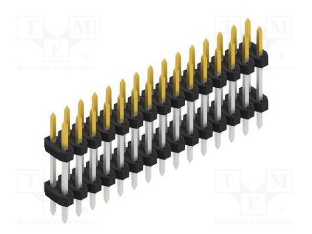 Connector: pin strips; pin header; male; PIN: 30; 2mm; THT; 2x15
