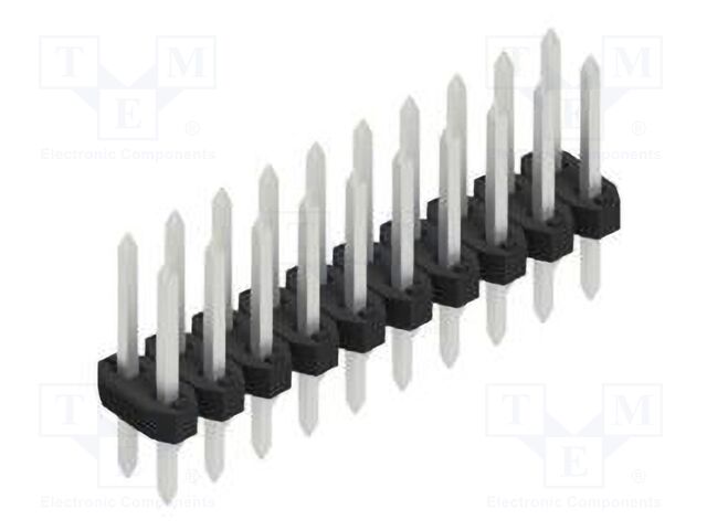 Connector: pin strips; pin header; male; PIN: 20; 2mm; THT; 2x10