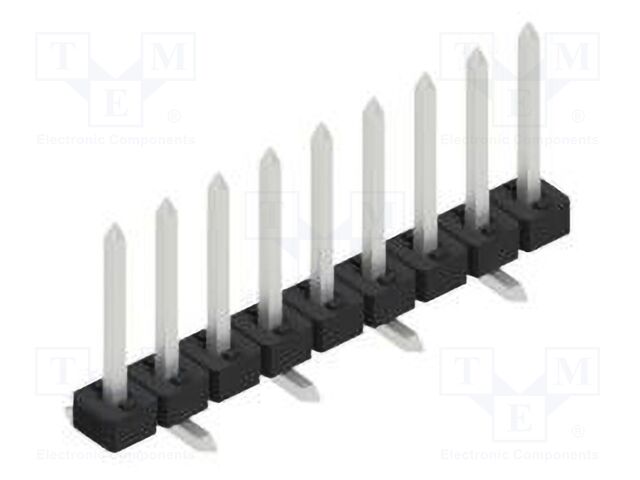 Connector: pin strips; pin header; male; PIN: 9; 2mm; SMT; 1x9; 100V