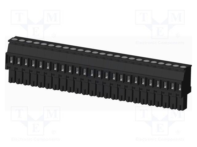 Connector: pluggable terminal block; plug; female; angled 90°