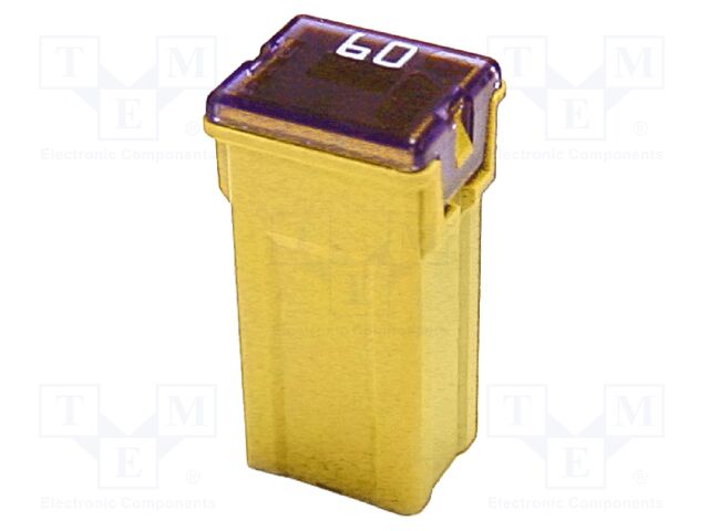 Fuse: fuse; 60A; 32VDC; automotive; 14.1mm; 14.1x12x27.2mm