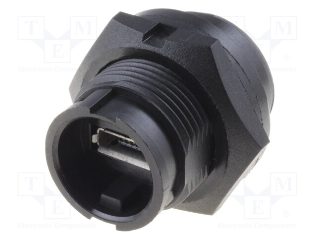 Socket; USB B micro; Data-Con-X; THT; USB 2.0; IP67,IP68