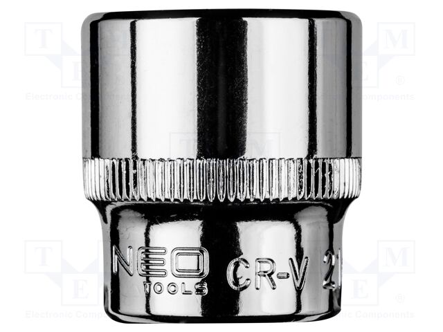 Socket; 6-angles,socket spanner; HEX 21mm; 3/8"