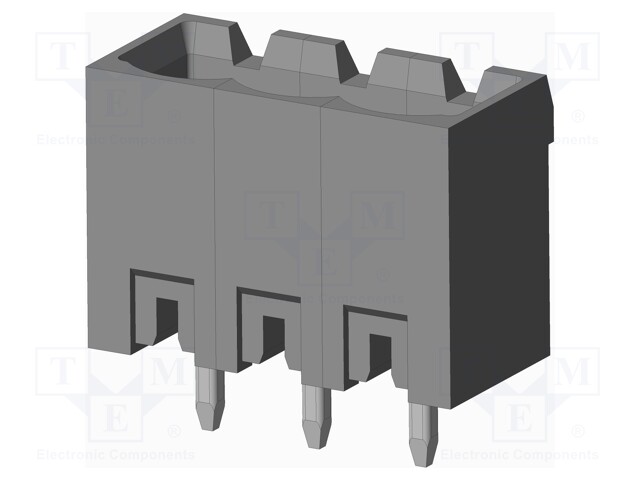 Connector: pluggable terminal block; socket; male; straight; THT