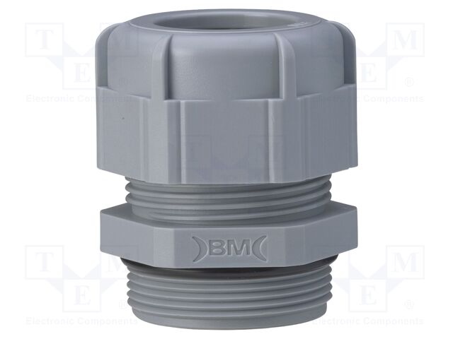 Cable gland; PG42; IP68; Mat: polyamide; dark grey