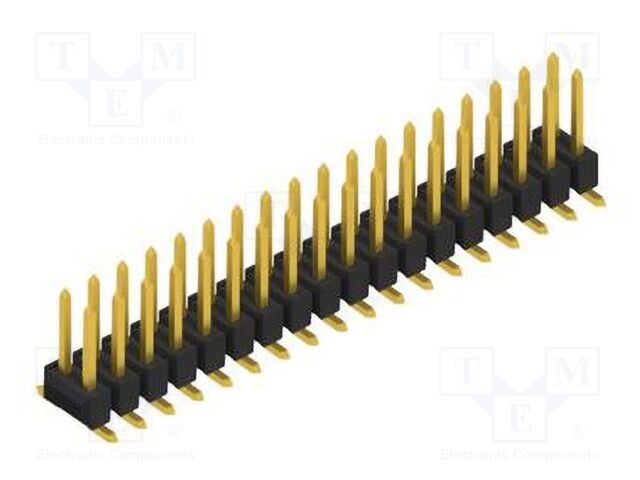 Connector: pin strips; pin header; male; PIN: 36; 2.54mm; SMT; 2x18