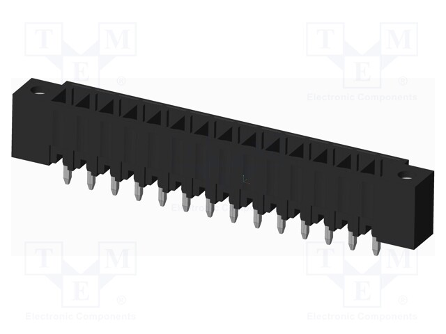 Connector: pluggable terminal block; socket; male; on PCBs