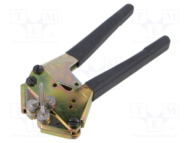 Three-pronged expansion tool; for sleeves and grommets