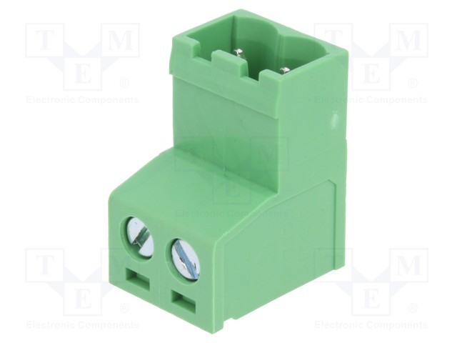 Pluggable terminal block; 5.08mm; ways: 2; straight; plug; male