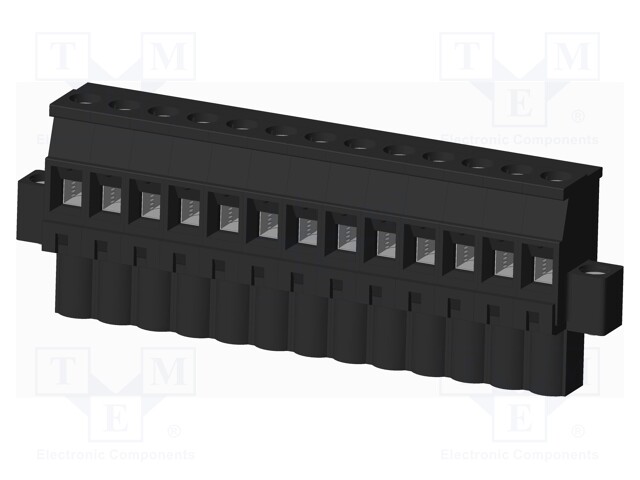 Connector: pluggable terminal block; plug; female; angled 90°