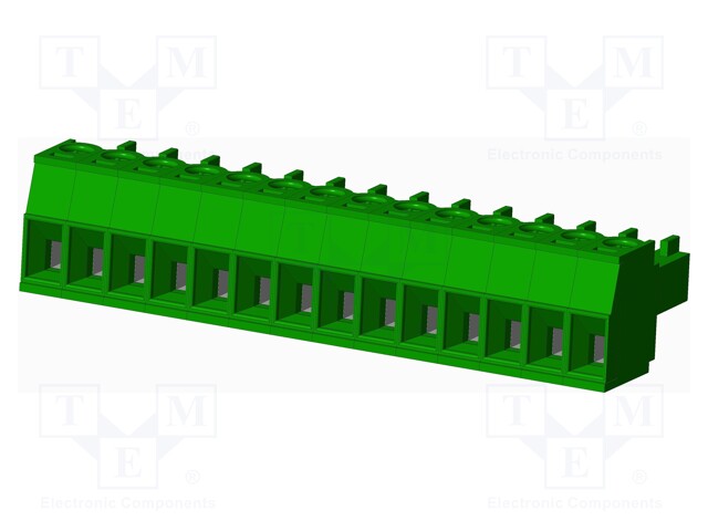 Connector: pluggable terminal block; plug; female; straight; 10A