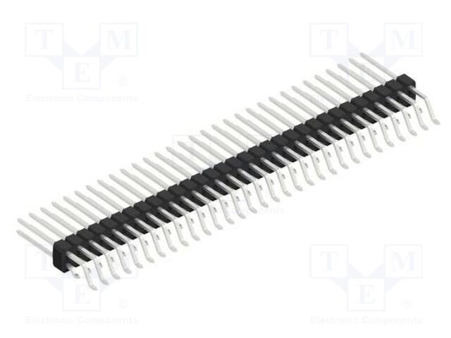Connector: pin strips; pin header; male; PIN: 62; 2.54mm; SMT; 2x31