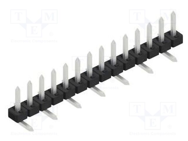 Connector: pin strips; pin header; male; PIN: 14; 2mm; SMT; 1x14