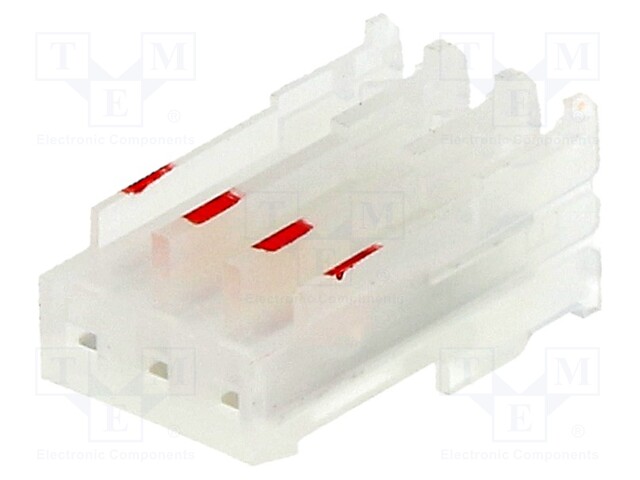 Plug; wire-board; female; PIN: 3; end connector; 2.54mm; IDC; 22AWG