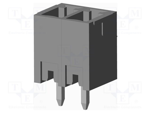 Connector: pluggable terminal block; socket; male; on PCBs