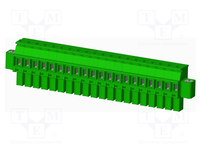 Connector: pluggable terminal block; plug; female; angled 90°
