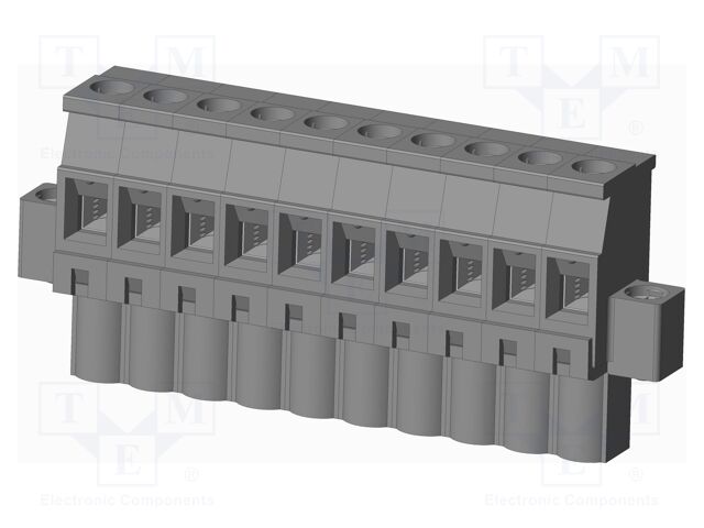 Connector: pluggable terminal block; plug; female; angled 90°