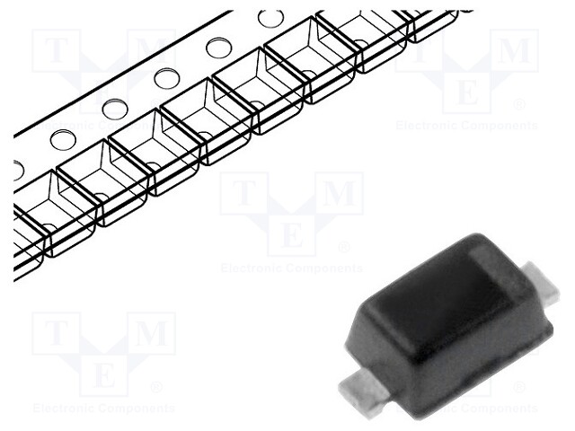 Diode: Zener; 0.3W; 4.7V; SMD; reel,tape; SOD523F; single diode