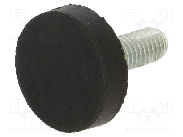 Vibroisolation foot; Foot material: rubber