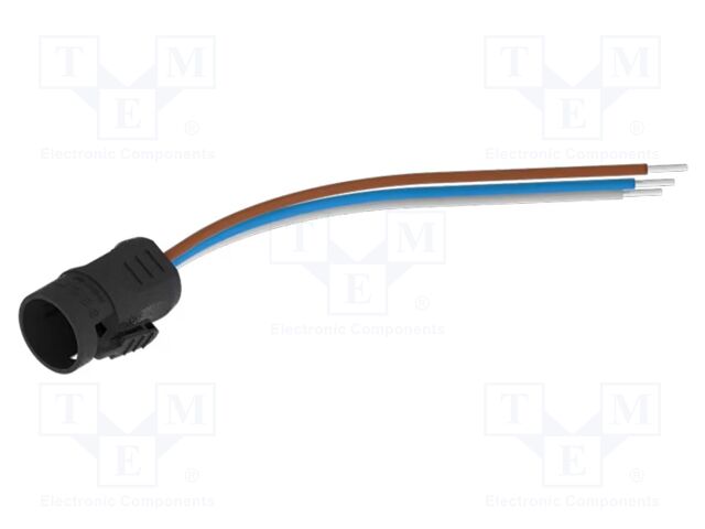 Contact block; Leads: leads x3; 200mm; PIN: 3; Series 82 (16 mm)