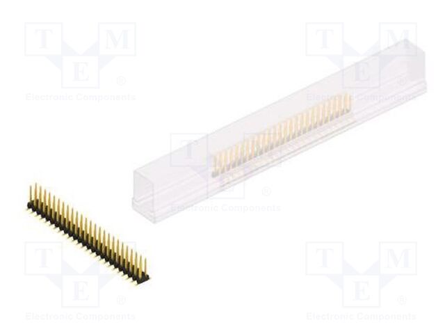 Connector: pin strips; pin header; male; PIN: 50; 2mm; SMT; 2x25