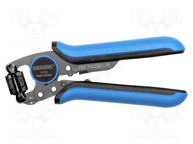 Tool: for crimping; butt insulated splice; 0.08÷16mm2