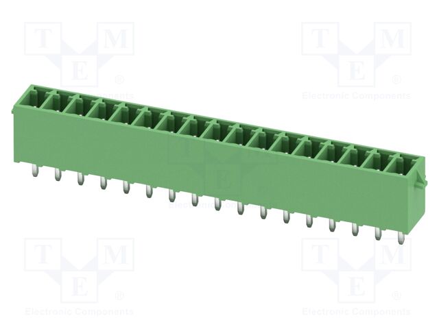PCB headers, nominal cross section: 1.5 mm2, color: green, n