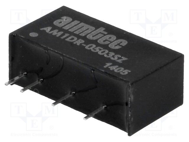 Converter: DC/DC; 1W; Uin: 4.5÷5.5V; 3.3VDC; Iout: 300mA; SIP7; 2.7g