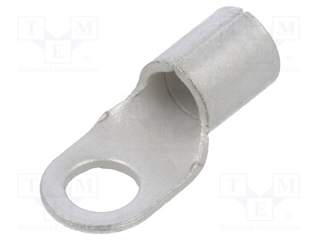 Tip: ring; M6; 16mm2; crimped; for cable; tinned; copper; 6.5mm