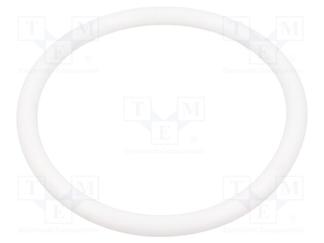 O-ring gasket; silicone; Thk: 5mm; Øint: 58mm; white; -60÷160°C