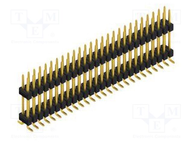 Connector: pin strips; pin header; male; PIN: 52; 2.54mm; SMT; 2x26