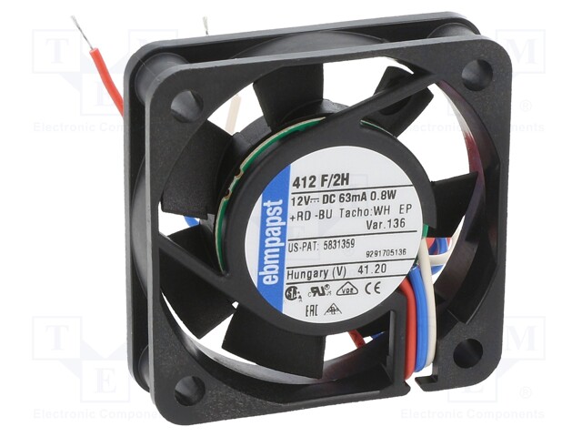 Fan: DC; axial