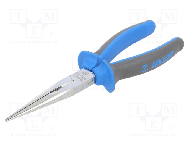 Pliers; cutting,curved,half-rounded nose; 200mm; 512/1BI