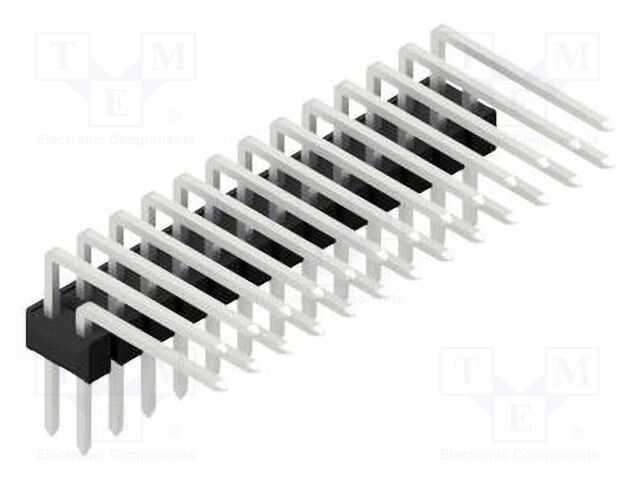 Connector: pin strips; pin header; male; PIN: 26; 2.54mm; THT; 2x13