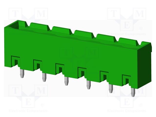 Connector: pluggable terminal block; socket; male; straight; THT