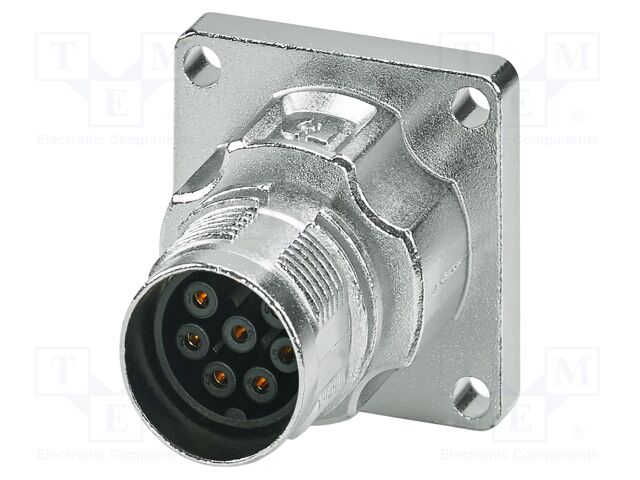 Connector: M17; socket; M17 PRO; PIN: 8; 630V; 14A; IP67; 7+PE