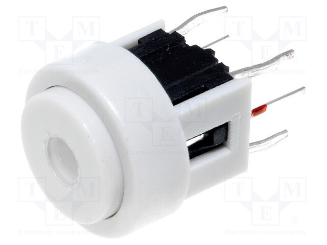Switch: keypad; Pos: 2; SPST-NO; 0.05A/12VDC; white; Illumin: LED