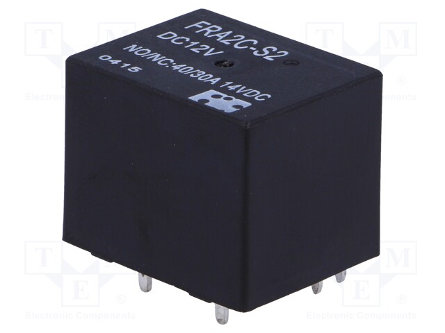 Relay: electromagnetic; SPDT; Ucoil: 12VDC; 40A; automotive; 1.6W