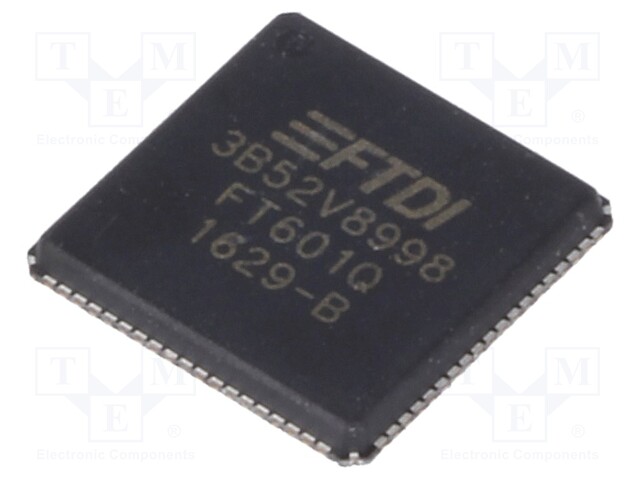 IC: interface; GPIO,USB-FIFO,USB 3.0; SuperSpeed; 3.3÷5VDC; QFN76