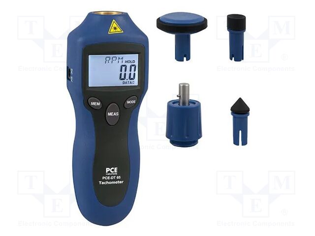 Tachometer; Resol: 0,1rpm @ 2÷9999,9rpm,1rpm @ 10000÷99999rpm