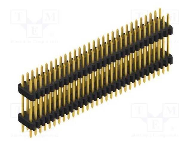 Connector: pin strips; pin header; male; PIN: 60; 1.27mm; THT; 2x30