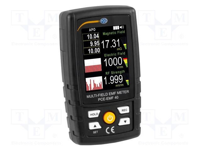 Meter: electric field strength; Display: LCD TFT 2,4"