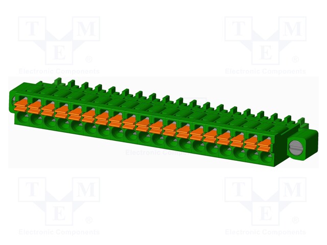 Connector: pluggable terminal block; plug; female; straight; 5.5A