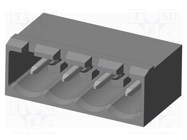 Connector: pluggable terminal block; socket; male; on PCBs