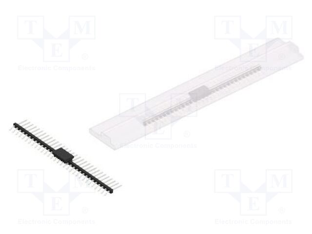 Connector: pin strips; pin header; male; PIN: 31; 2mm; SMT; 1x31