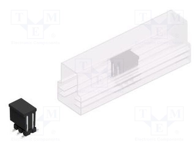 Connector: pin strips; pin header; male; PIN: 6; 2.54mm; SMT; 2x3